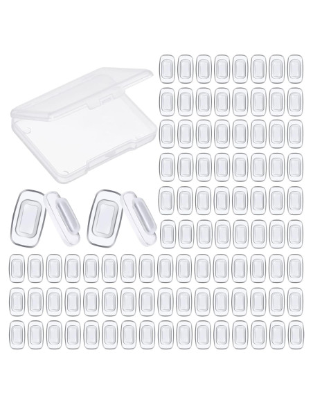 50 Pares Almohadillas Nasales Transparentes Frienda Silicona