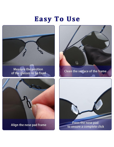 50 Pares Almohadillas Nasales Transparentes Frienda Silicona