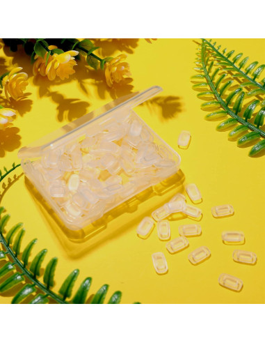 50 Pares Almohadillas Nasales Transparentes Frienda Silicona