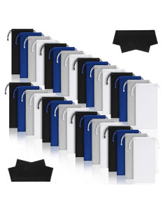 100 Fundas de Microfibra para Gafas + 2 Paños de Limpieza