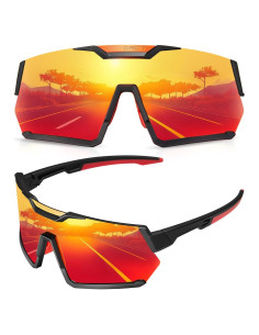 Gafas de Sol Deportivas POPOACTI UV400 Polarizadas para Ciclismo