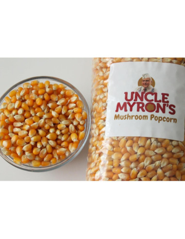 Granos de Palomitas de Maíz Champiñón Tío Myron 0.57 kg - Sin OGM, Sin Gluten