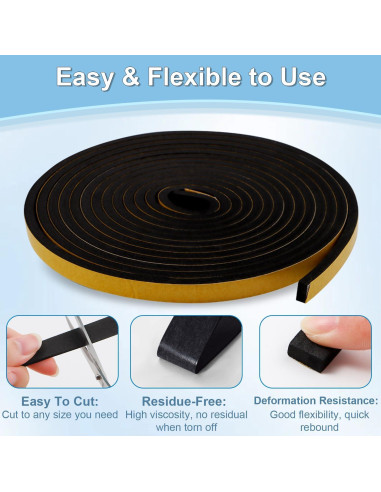 Cinta de Sellado Impermeable PackYard 10m x 1.27cm x 0.64cm