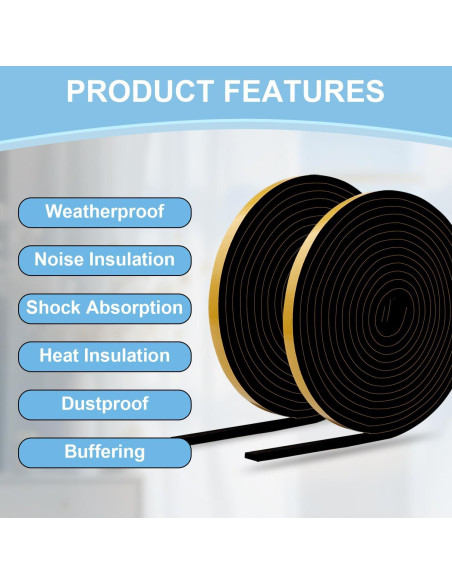 Cinta de Sellado Impermeable PackYard 10m x 1.27cm x 0.64cm