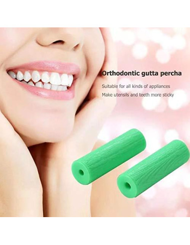 10Pcs Chewies de Silicona Tovip para Alineadores Dentales