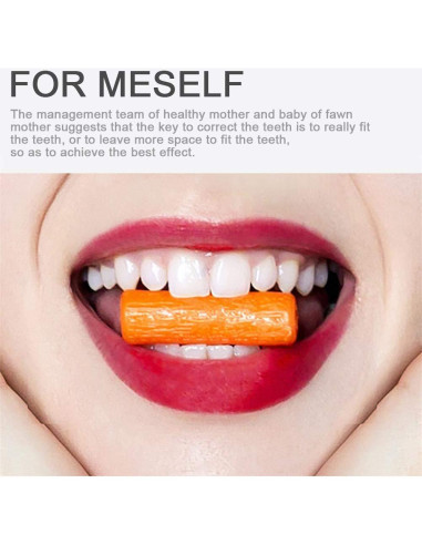 10Pcs Chewies de Silicona Tovip para Alineadores Dentales