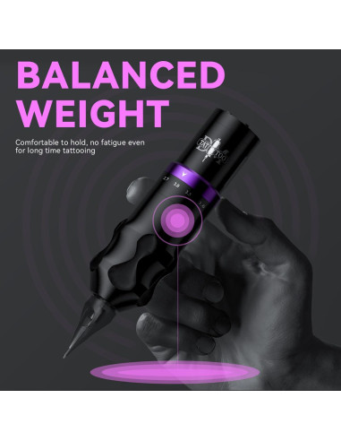 Máquina de Tatuaje Inalámbrica DMTATTOO con Pantalla LED