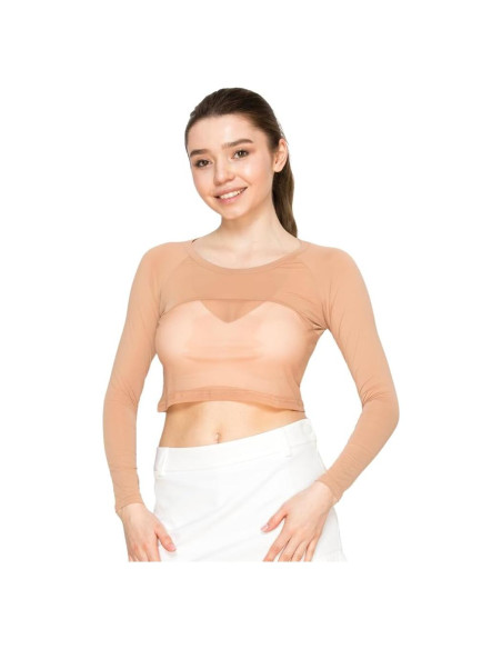 Camiseta Interior de Golf Mujer ATB-UV+ Manga Larga Piel