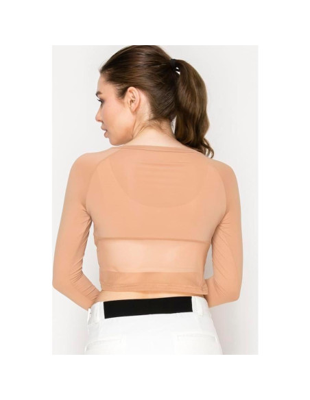 Camiseta Interior de Golf Mujer ATB-UV+ Manga Larga Piel