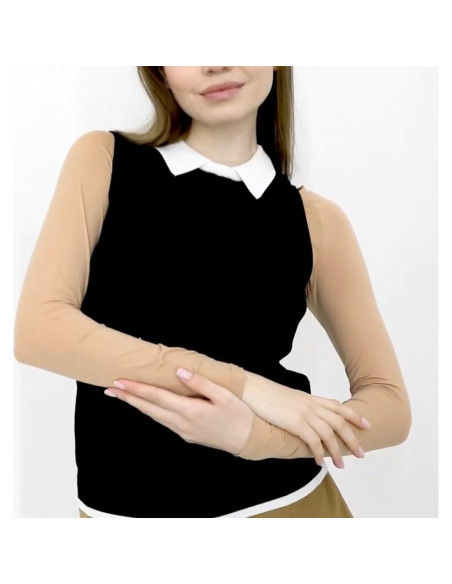 Camiseta Interior de Golf Mujer ATB-UV+ Manga Larga Piel