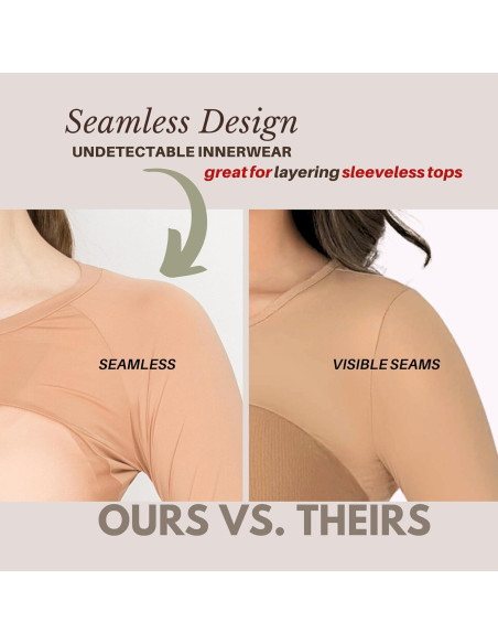 Camiseta Interior de Golf Mujer ATB-UV+ Manga Larga Piel