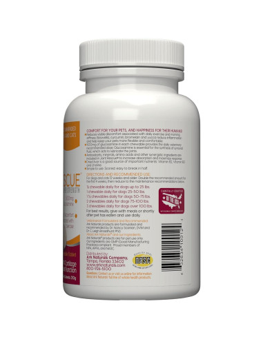 Suplemento Articular para Perros Ark Naturals 60 Tabletas