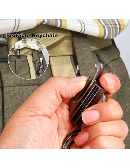 Encendedor de Llavero KoovDem Reutilizable Impermeable 4.3cm