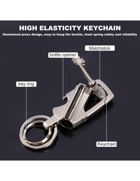 Encendedor de Llavero KoovDem Reutilizable Impermeable 4.3cm