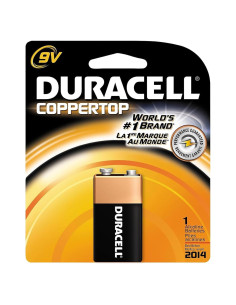 Batería Alcalina Duracell 9V CopperTop - 1 Unidad