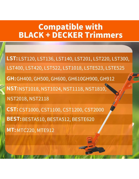 Bobina de Desmalezadora AF-100 SUNRRA Compatible Black+Decker 6+1