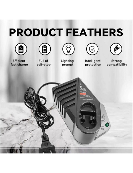 Cargador de Batería Ni-CD Ni-MH Bosch 7.2V-14.4V Compatible