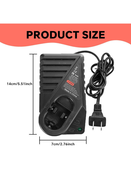 Cargador de Batería Ni-CD Ni-MH Bosch 7.2V-14.4V Compatible