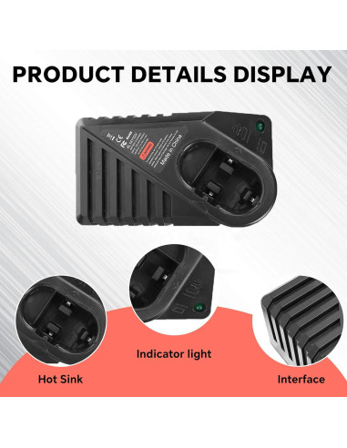 Cargador de Batería Ni-CD Ni-MH Bosch 7.2V-14.4V Compatible