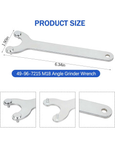 Llave de Espárrago Milwauk-ee 49-96-7215 para Moladora de Ángulo 2