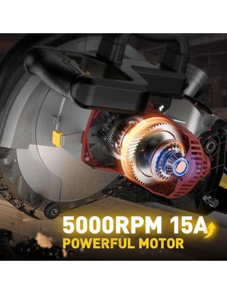 Sierra Ingletadora Compuesta MarvTool 10" 5000RPM 15A