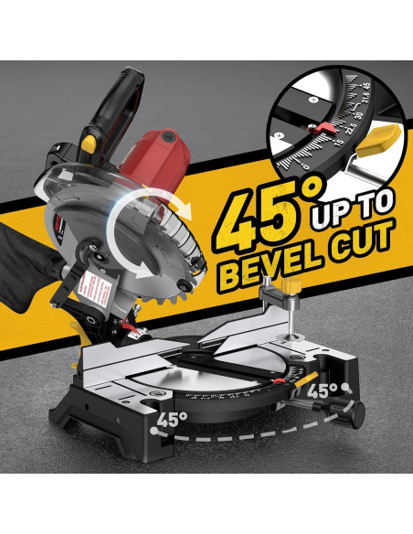 Sierra Ingletadora Compuesta MarvTool 10" 5000RPM 15A