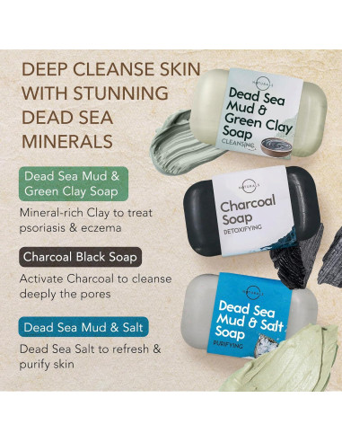 Set de Jabón Natural O Naturals - 6 Piezas Orgánicas 680g