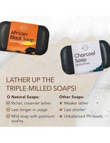 Set de Jabón Natural O Naturals - 6 Piezas Orgánicas 680g