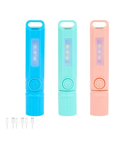 Paquete de 3 Linternas Recargables USB C Hilngav S19