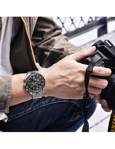 Reloj Cronógrafo de Cuarzo BENYAR BY-5140 Negro 30M Impermeable