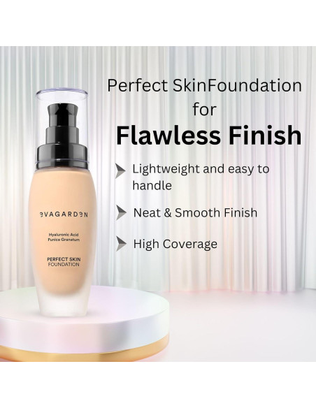 Base de Maquillaje Evagarden 28.5 g Marfil - Hidratante y Suave