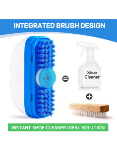 Kit Limpiador de Zapatos SHENMENG 80 mL Espuma Sin Agua 2