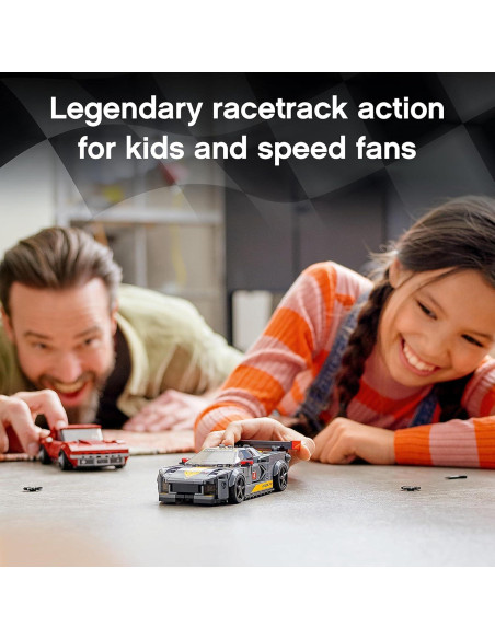 LEGO 76903 Campeones de Velocidad Chevrolet Corvette C8.R y 1969