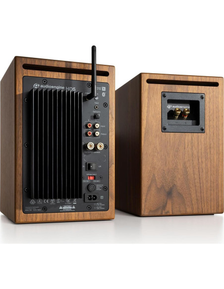 Altavoces de Estantería Audioengine HD5 Nogal 150W 2.1 Bluetooth