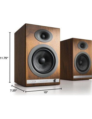 Altavoces de Estantería Audioengine HD5 Nogal 150W 2.1 Bluetooth