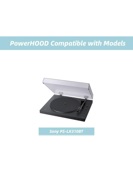 Adaptador 12V PowerHOOD para Giradiscos Sony PS-LX310BT