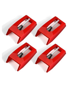 4 Agujas de Tocadiscos Premium Warm Tofu para Crosley y Victrola