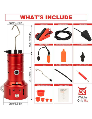 Probador de Fugas de Humo FENNICA SLD-300 PRO 12V DC