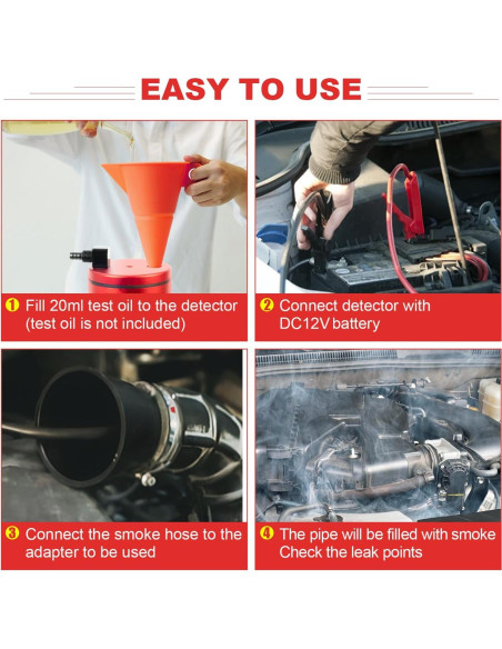 Probador de Fugas de Humo FENNICA SLD-300 PRO 12V DC