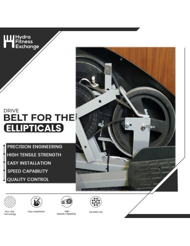 Correa de Polea Flexonic Hydra Fitness 154.94 cm 8 Costillas