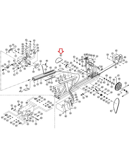 Correa de Polea Flexonic Hydra Fitness 154.94 cm 8 Costillas