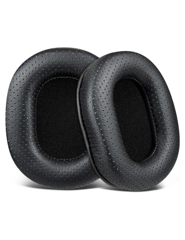 Almohadillas de Piel de Cordero SOULWIT para Auriculares Audio Technica M50X M40X M30X - Negro