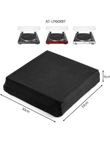 Cubierta de Polvo para Tocadiscos JOYSOG AT-LP60XBT-BK 31x32cm