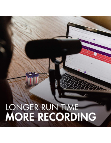 Batería de Litio CR2 3V Tenergy No Recargable Paquete de 10