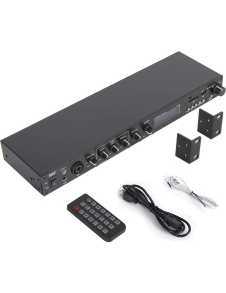 Preamplificador Rack Pyle PPRE70BT Bluetooth 2.1 FM USB SD