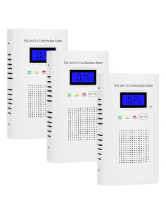 Detector de Gas y Monóxido de Carbono Awatin KH-522, 3 Paquetes