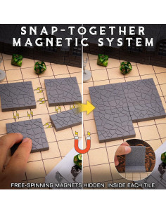 Conjunto de Baldosas Magnéticas CZYY - 58 Piezas para D&D 2