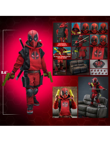 Figura de acción Kidpool Hot Toys 1/6 Marvel Comics