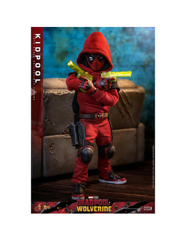 Figura de acción Kidpool Hot Toys 1/6 Marvel Comics