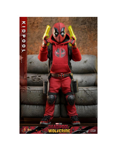 Figura de acción Kidpool Hot Toys 1/6 Marvel Comics